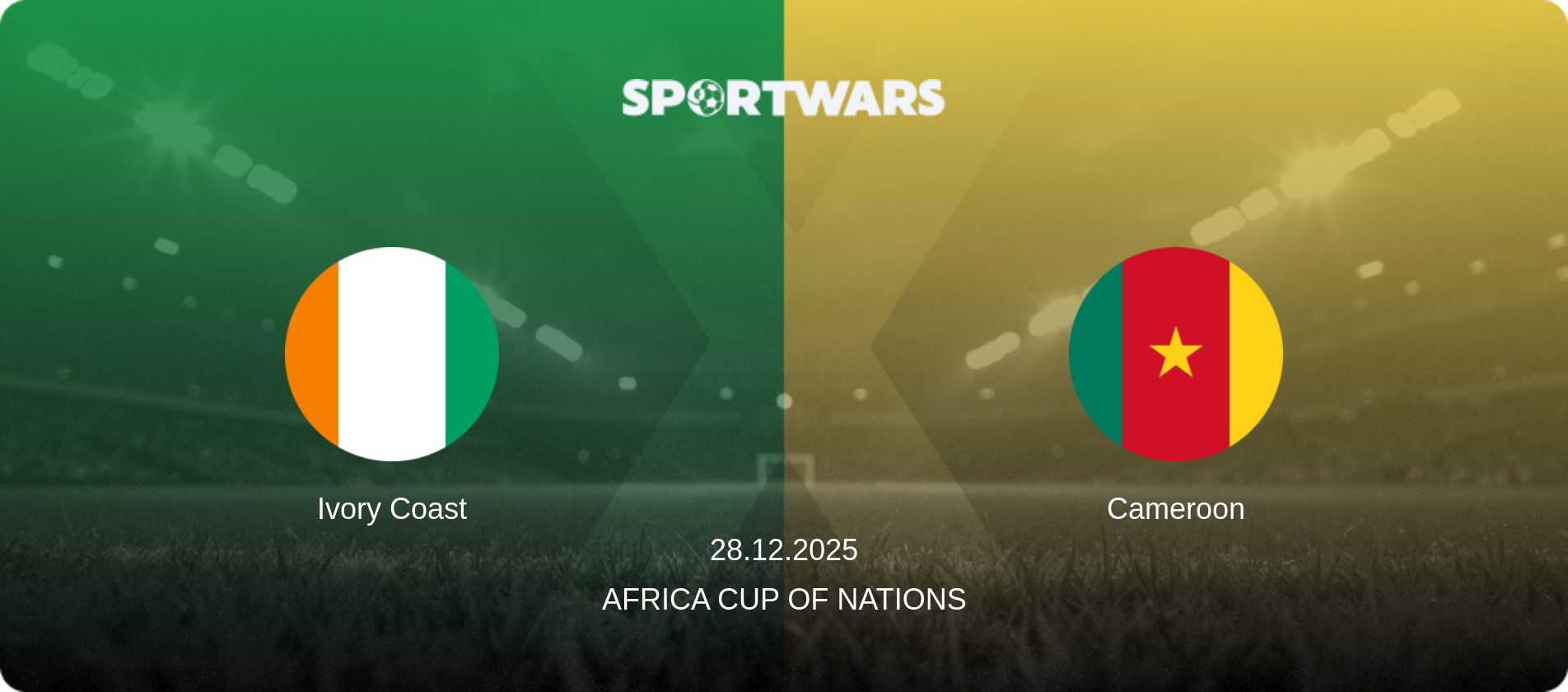 Ivory Coast — Cameroon, 28.12.2025 — Africa Cup of Nations (match preview)