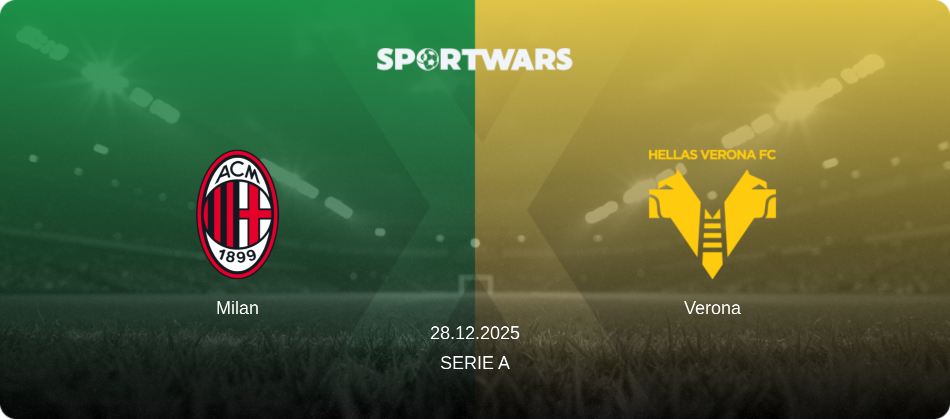 Milan — Verona, 28.12.2025 — Serie A (match preview)