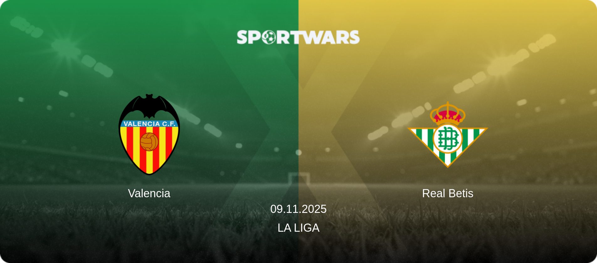 Valencia — Real Betis, 09.11.2025 — La Liga (match preview)
