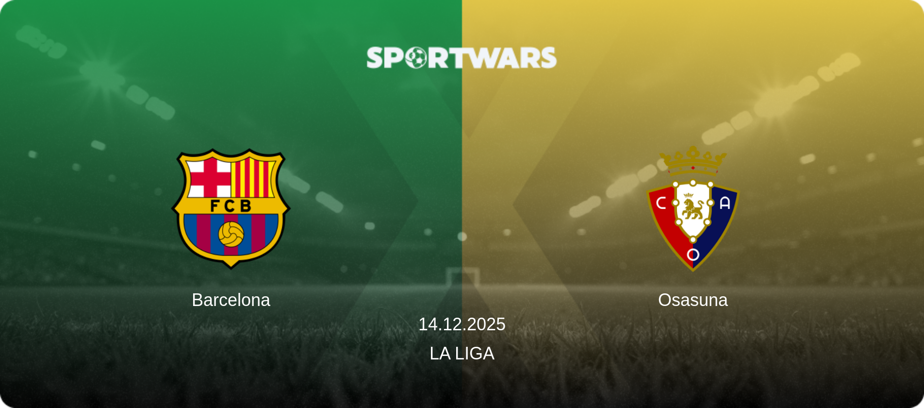 Barcelona — Osasuna, 14.12.2025 — La Liga (match preview)