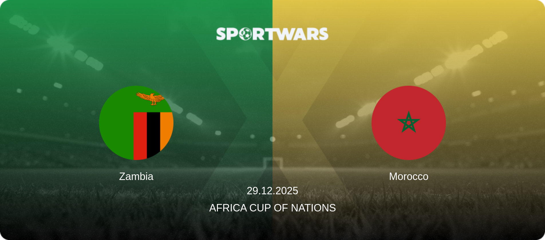 Zambia — Morocco, 29.12.2025 — Africa Cup of Nations (match preview)