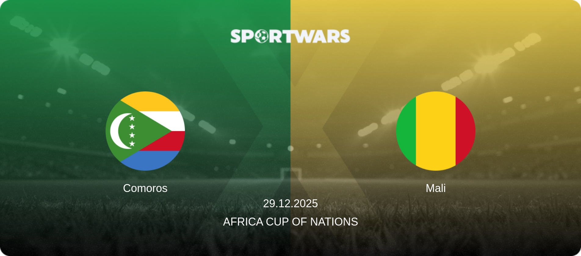 Comoros — Mali, 29.12.2025 — Africa Cup of Nations (match preview)