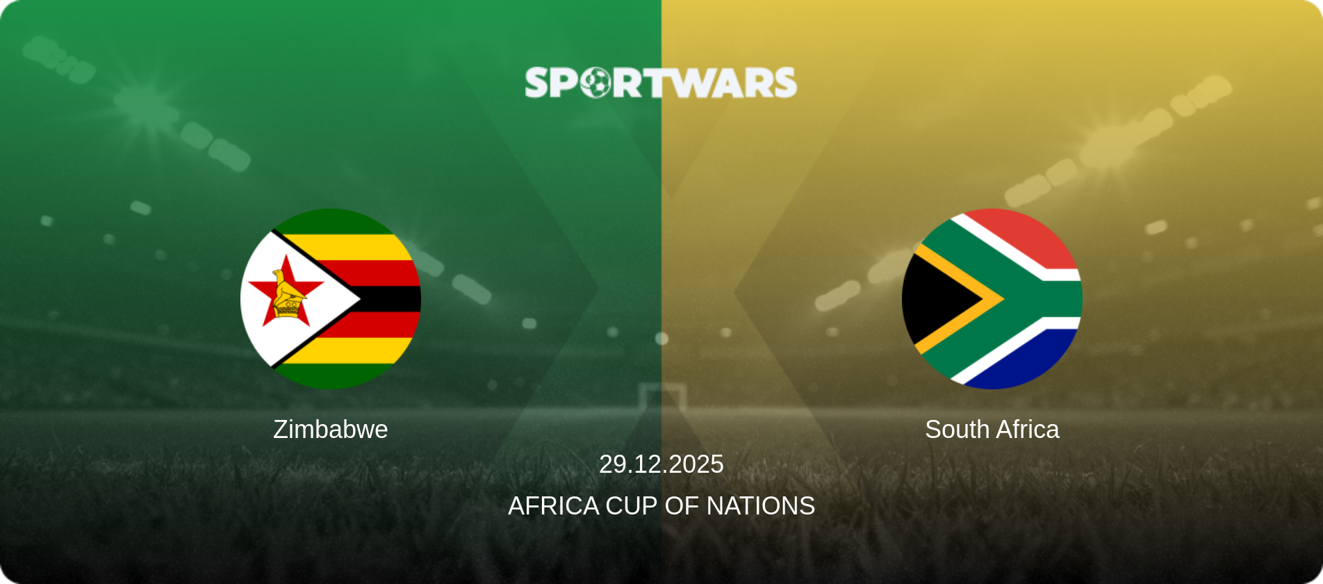 Zimbabwe — South Africa, 29.12.2025 — Africa Cup of Nations (match preview)