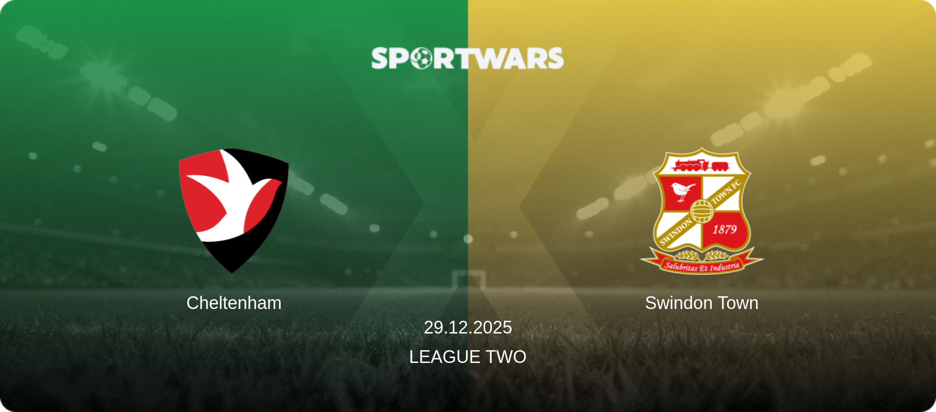 Cheltenham — Swindon Town, 29.12.2025 — League Two (match preview)