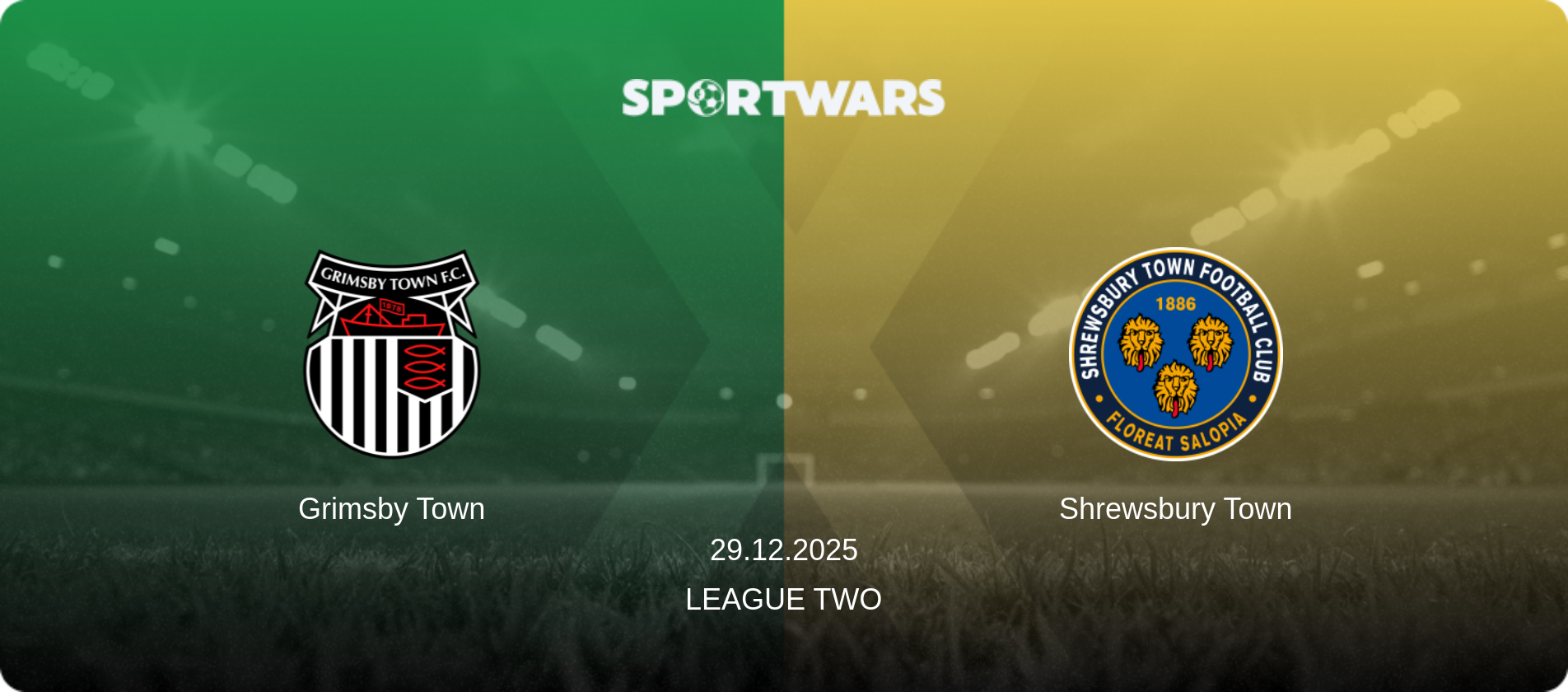 Grimsby Town — Shrewsbury Town, 29.12.2025 — League Two (match preview)