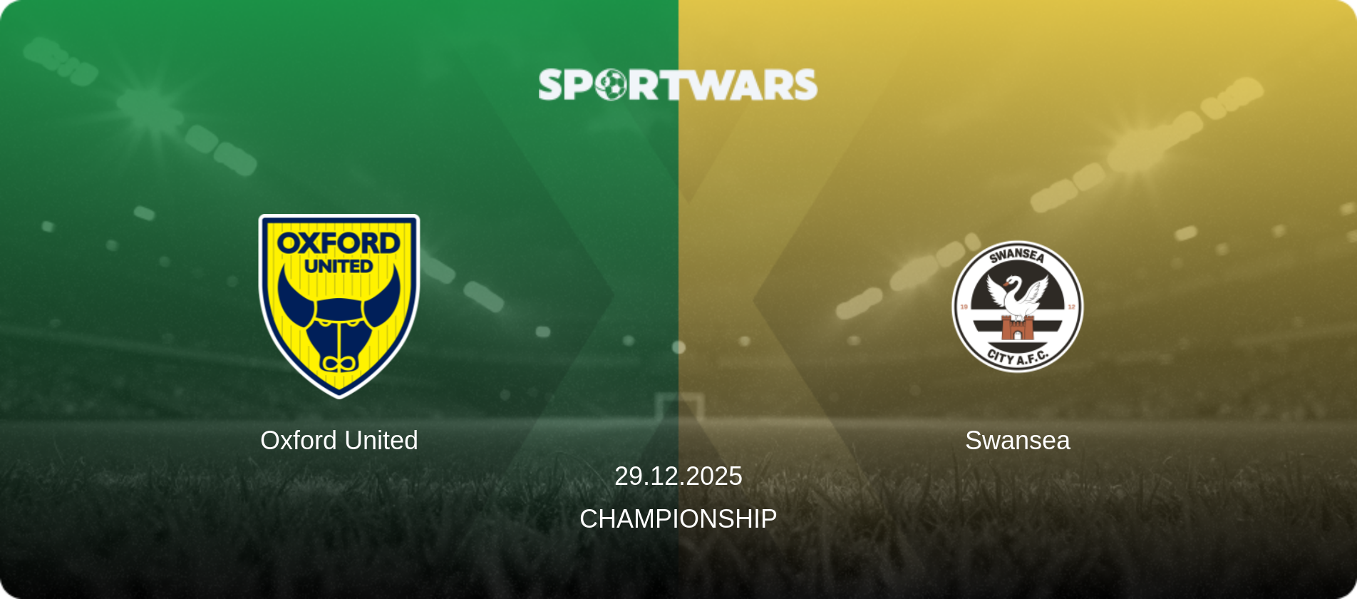 Oxford United — Swansea, 29.12.2025 — Championship (match preview)