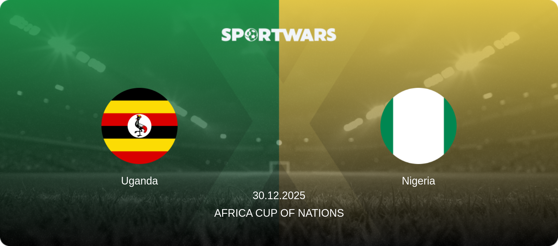 Uganda — Nigeria, 30.12.2025 — Africa Cup of Nations (match preview)
