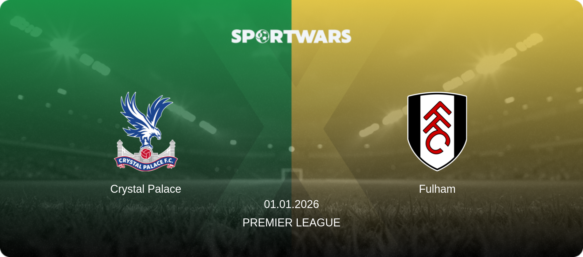 Crystal Palace — Fulham, 01.01.2026 — Premier League (match preview)
