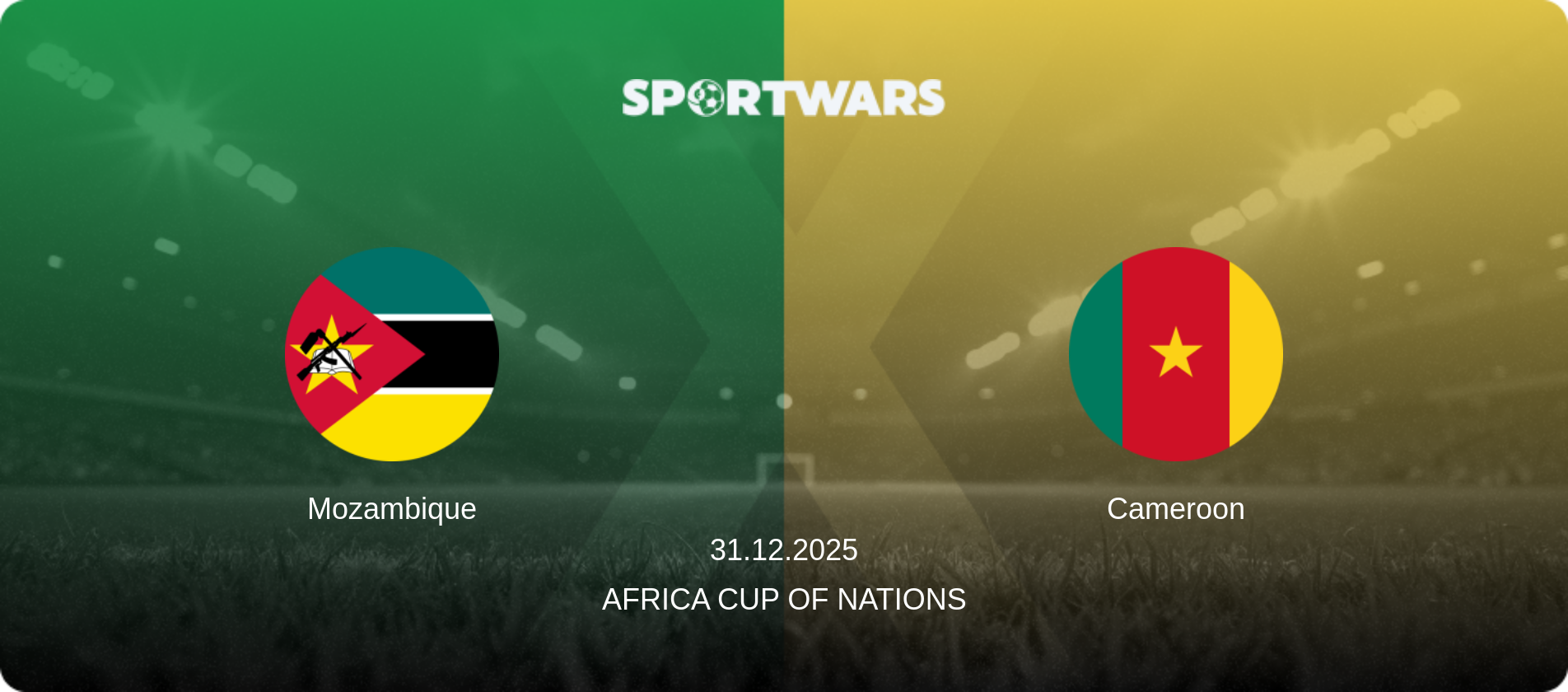 Mozambique — Cameroon, 31.12.2025 — Africa Cup of Nations (match preview)
