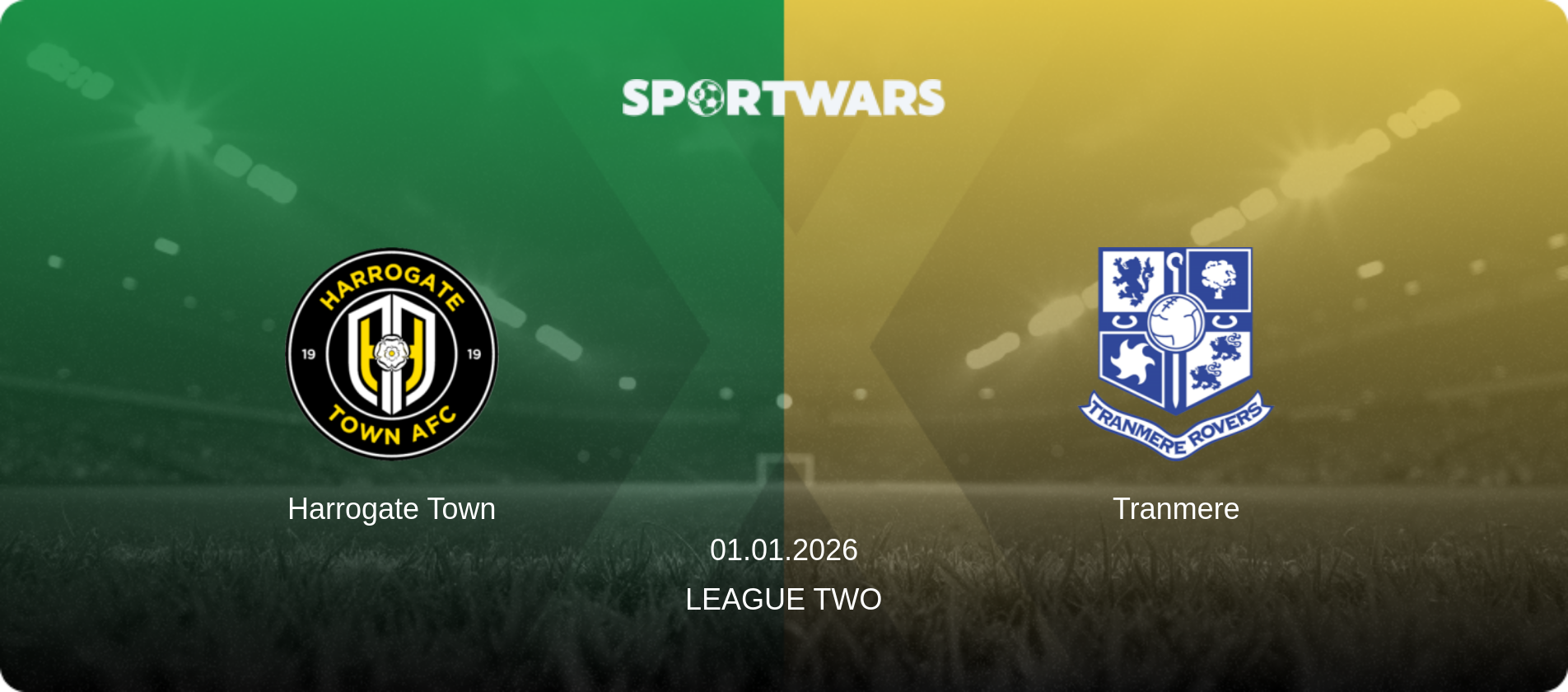 Harrogate Town — Tranmere, 01.01.2026 — League Two (match preview)
