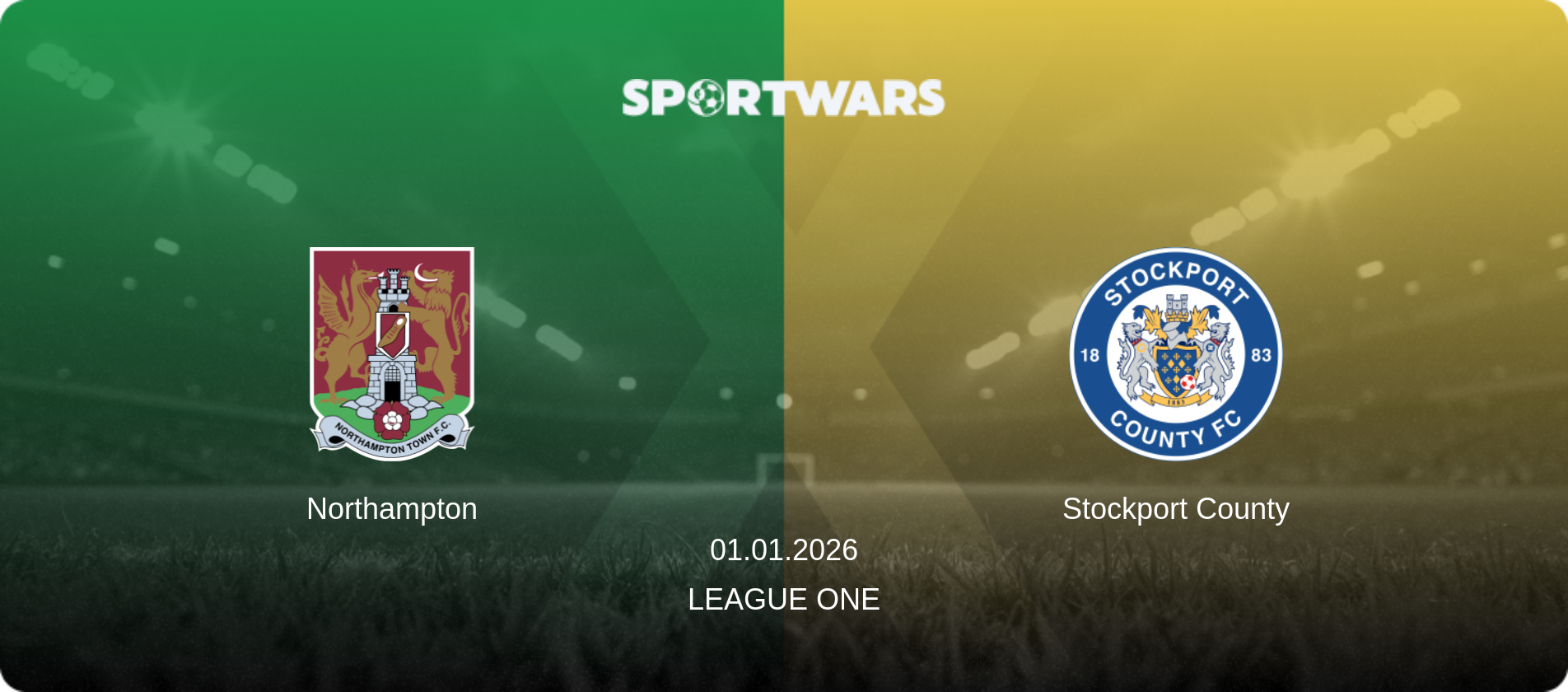 Northampton — Stockport County, 01.01.2026 — League One (match preview)