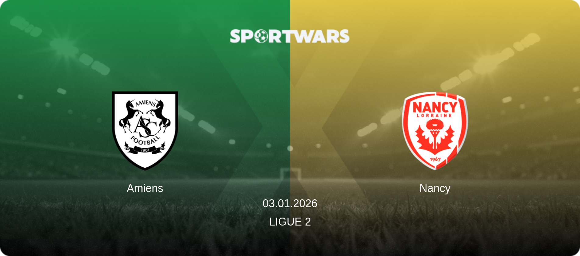 Amiens — Nancy, 03.01.2026 — Ligue 2 (match preview)