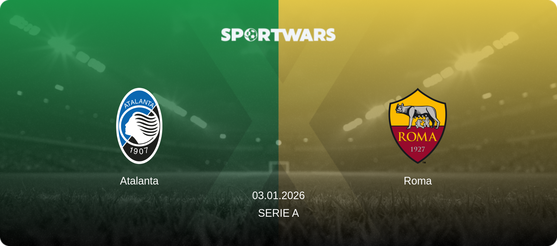 Atalanta — Roma, 03.01.2026 — Serie A (match preview)