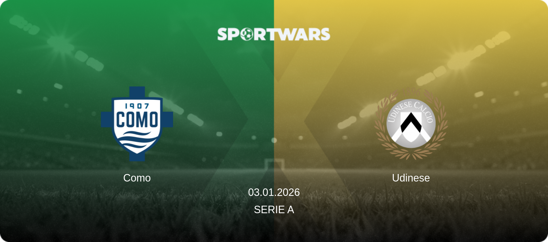 Como — Udinese, 03.01.2026 — Serie A (match preview)