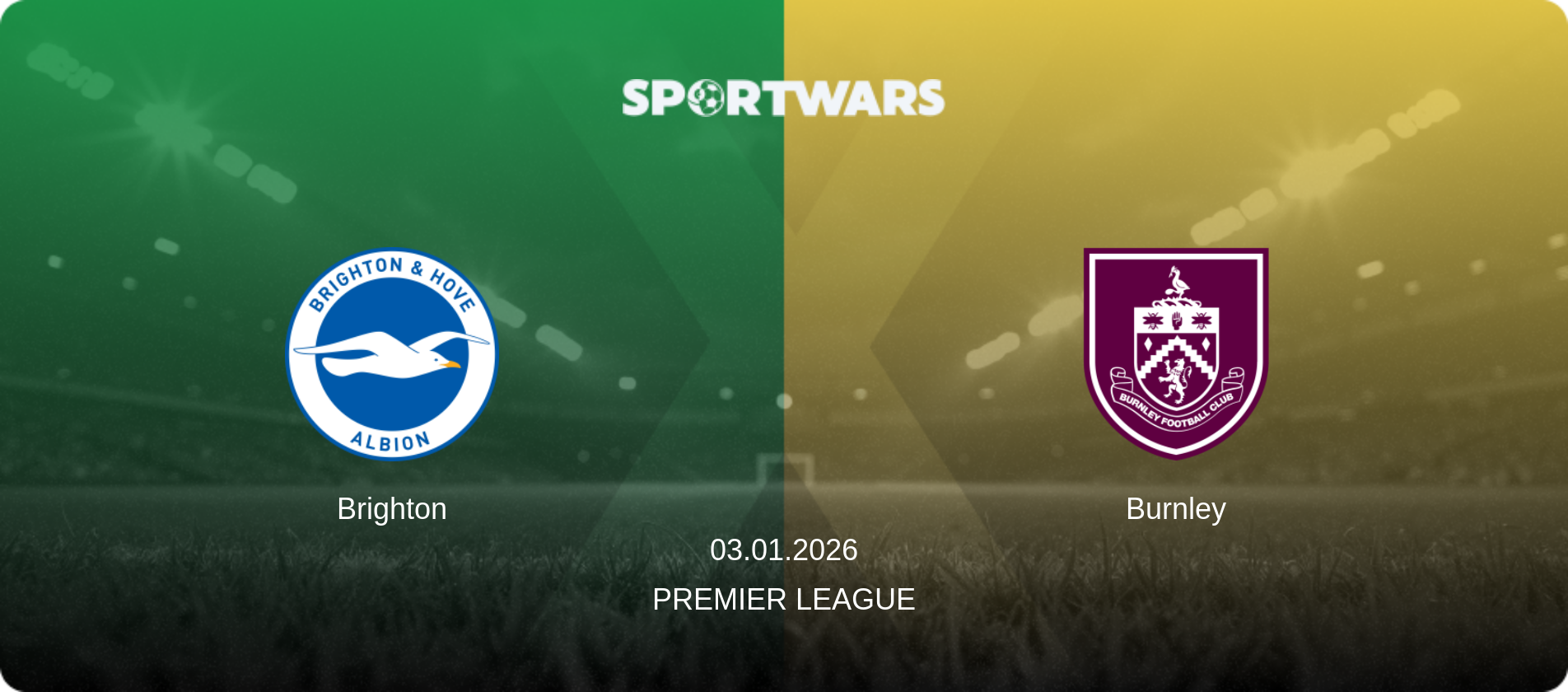 Brighton — Burnley, 03.01.2026 — Premier League (match preview)