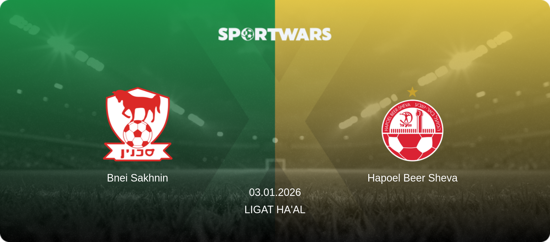Bnei Sakhnin — Hapoel Beer Sheva, 03.01.2026 — Ligat Ha'al (match preview)