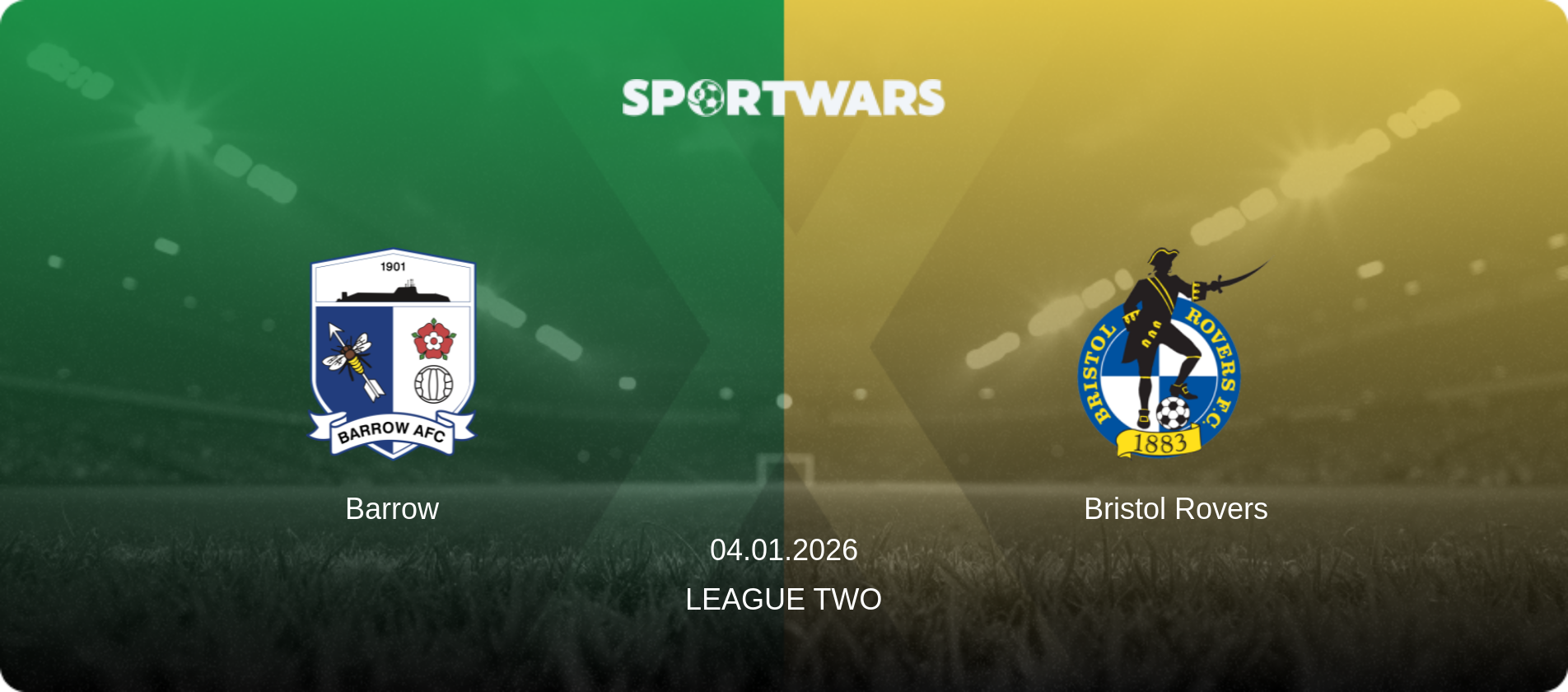 Barrow — Bristol Rovers, 04.01.2026 — League Two (match preview)