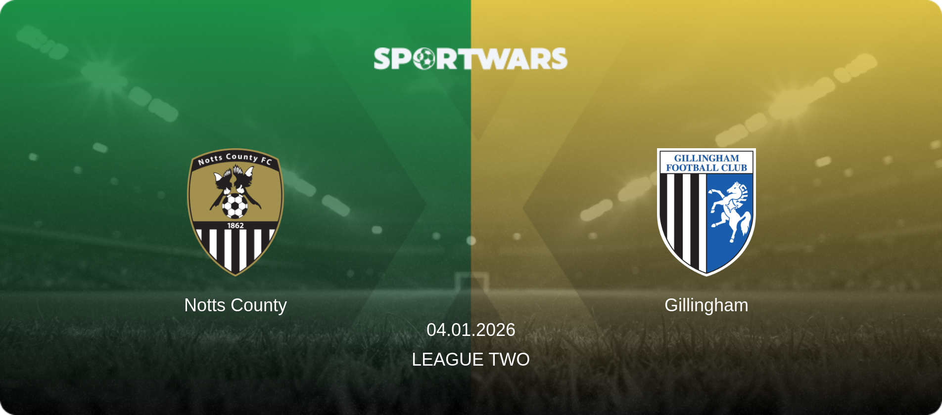 Notts County — Gillingham, 04.01.2026 — League Two (match preview)