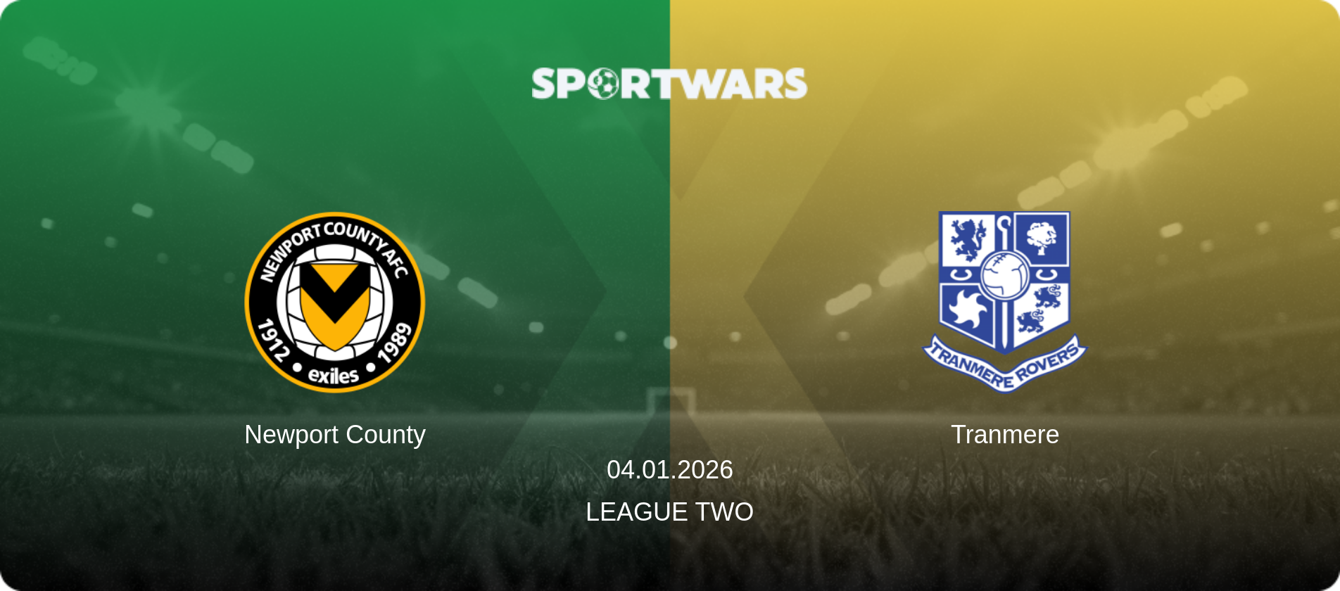 Newport County — Tranmere, 04.01.2026 — League Two (match preview)