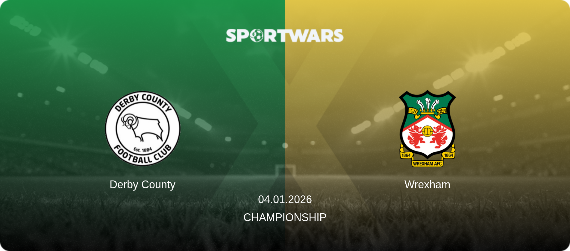 Derby County — Wrexham, 04.01.2026 — Championship (match preview)