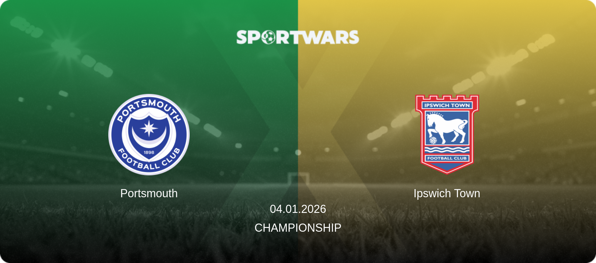 Portsmouth — Ipswich Town, 04.01.2026 — Championship (match preview)
