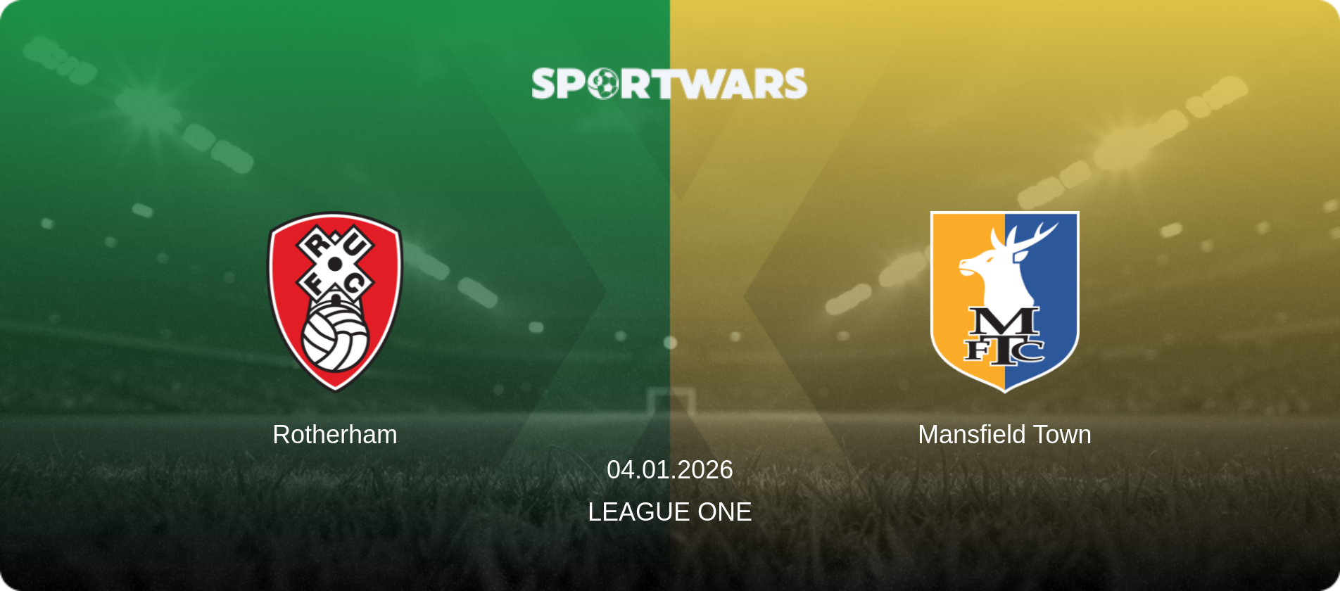 Rotherham — Mansfield Town, 04.01.2026 — League One (match preview)