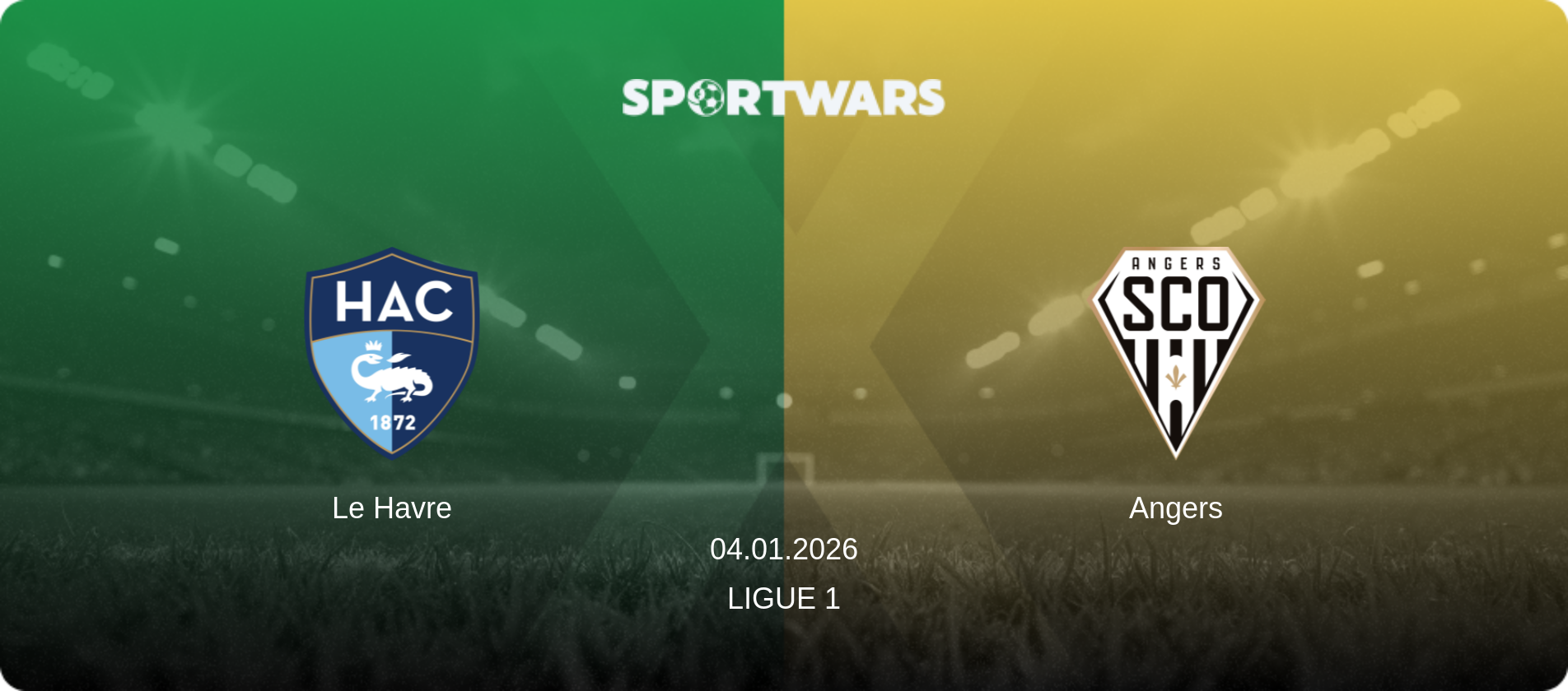 Le Havre — Angers, 04.01.2026 — Ligue 1 (match preview)