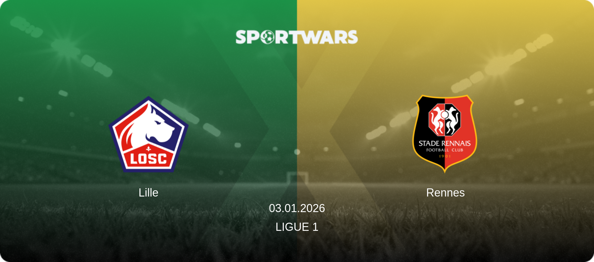 Lille — Rennes, 03.01.2026 — Ligue 1 (match preview)