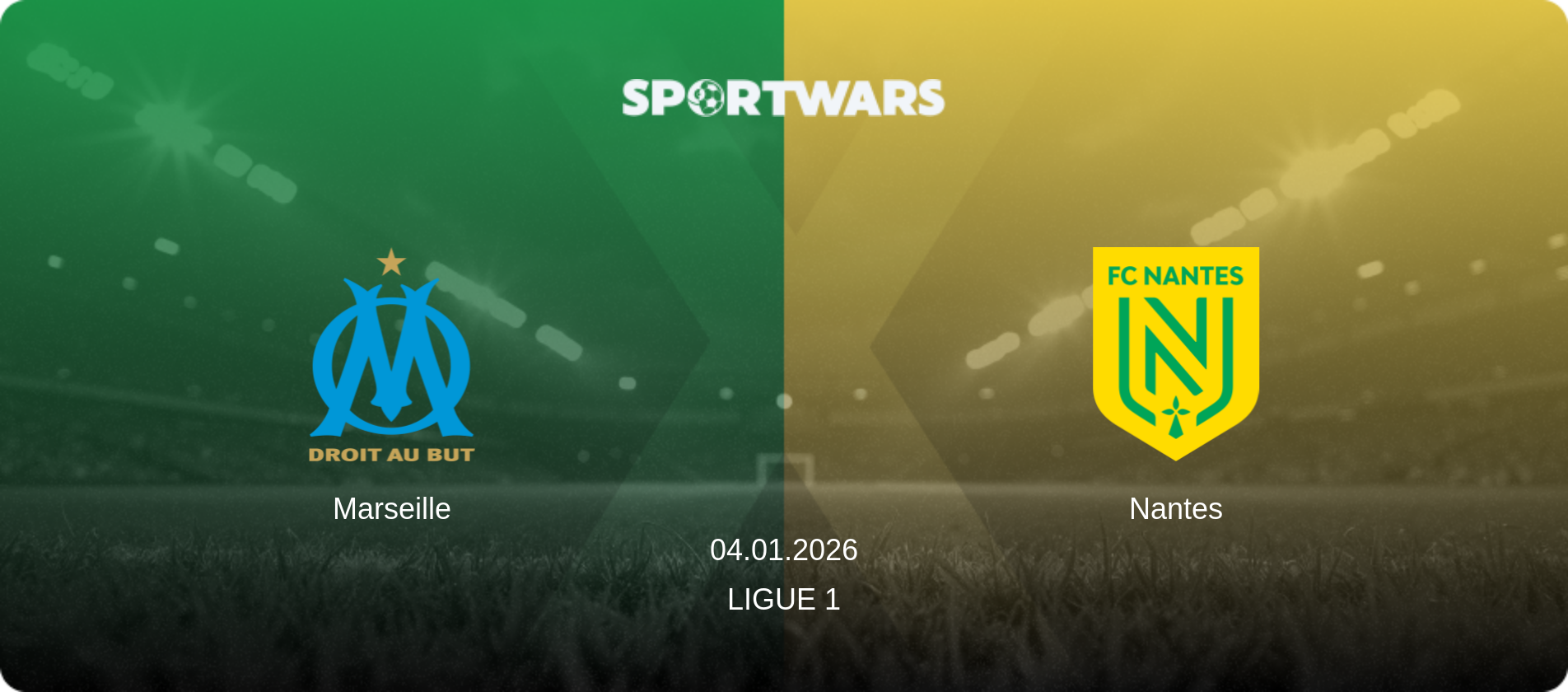 Marseille — Nantes, 04.01.2026 — Ligue 1 (match preview)