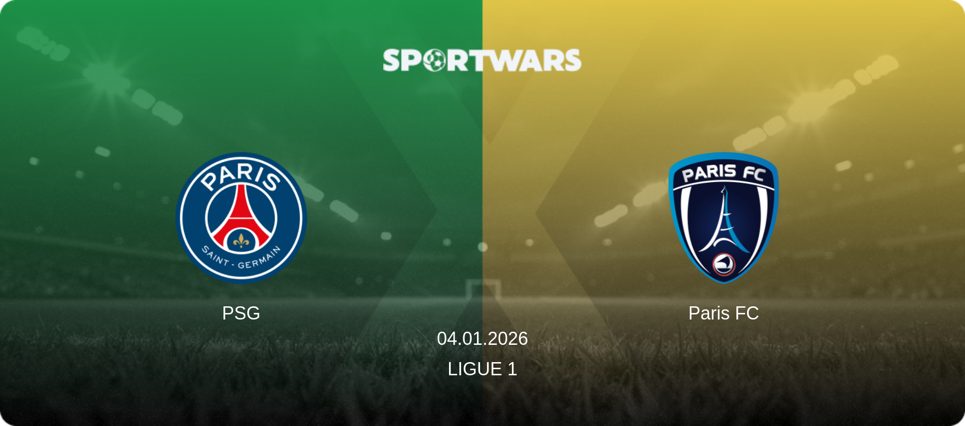 PSG — Paris FC, 04.01.2026 — Ligue 1 (match preview)