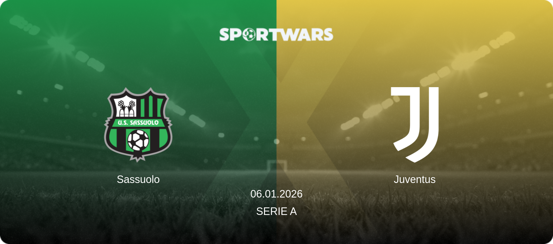 Sassuolo — Juventus, 06.01.2026 — Serie A (match preview)