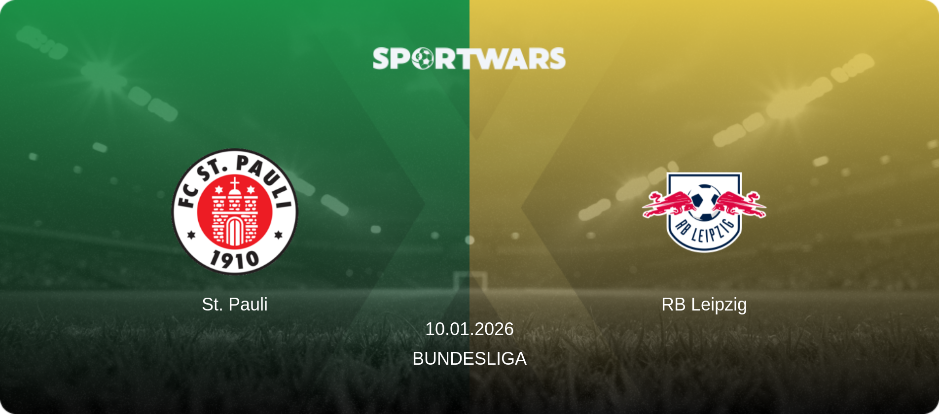 St. Pauli — RB Leipzig, 10.01.2026 — Bundesliga (match preview)