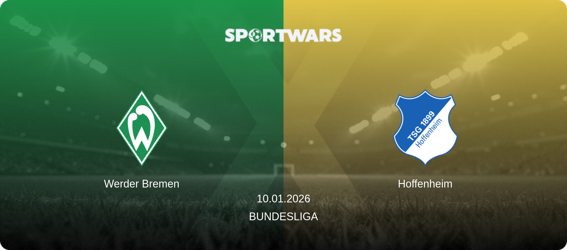 Werder Bremen — Hoffenheim, 10.01.2026 — Bundesliga (match preview)