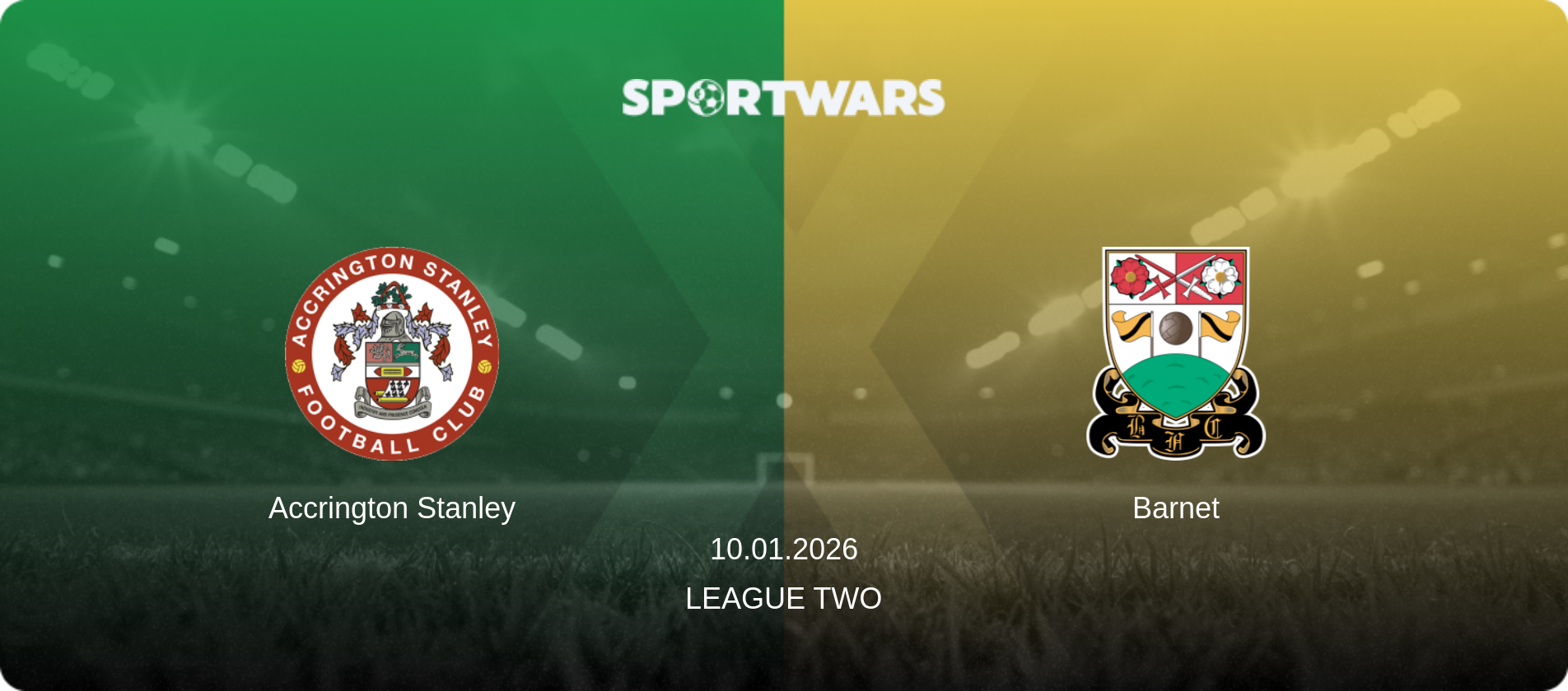 Accrington Stanley — Barnet, 10.01.2026 — League Two (match preview)