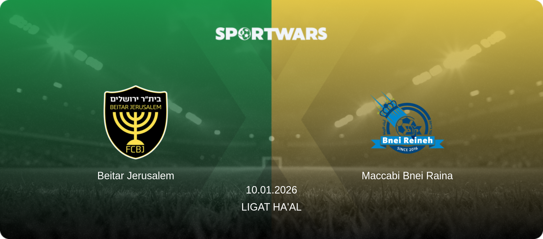 Beitar Jerusalem — Maccabi Bnei Raina, 10.01.2026 — Ligat Ha'al (match preview)