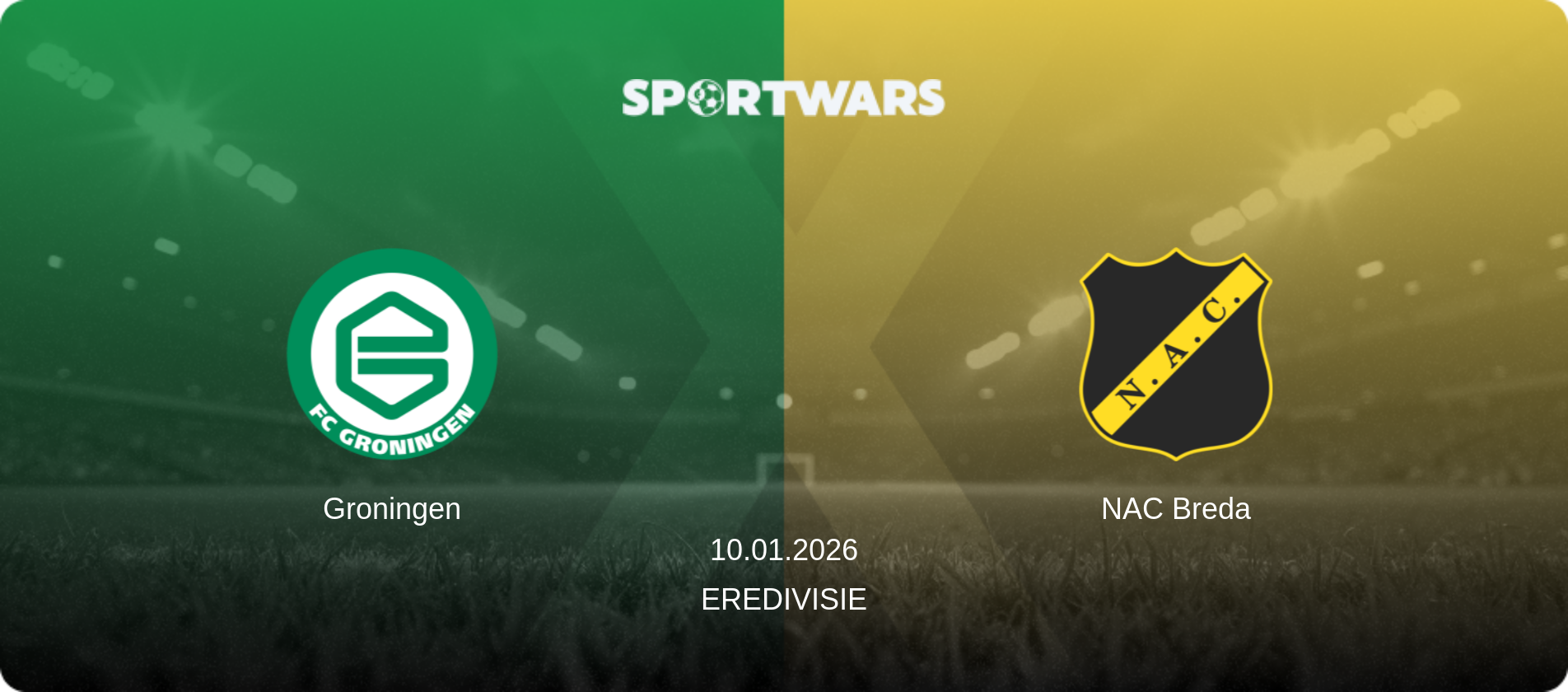 Groningen — NAC Breda, 10.01.2026 — Eredivisie (match preview)