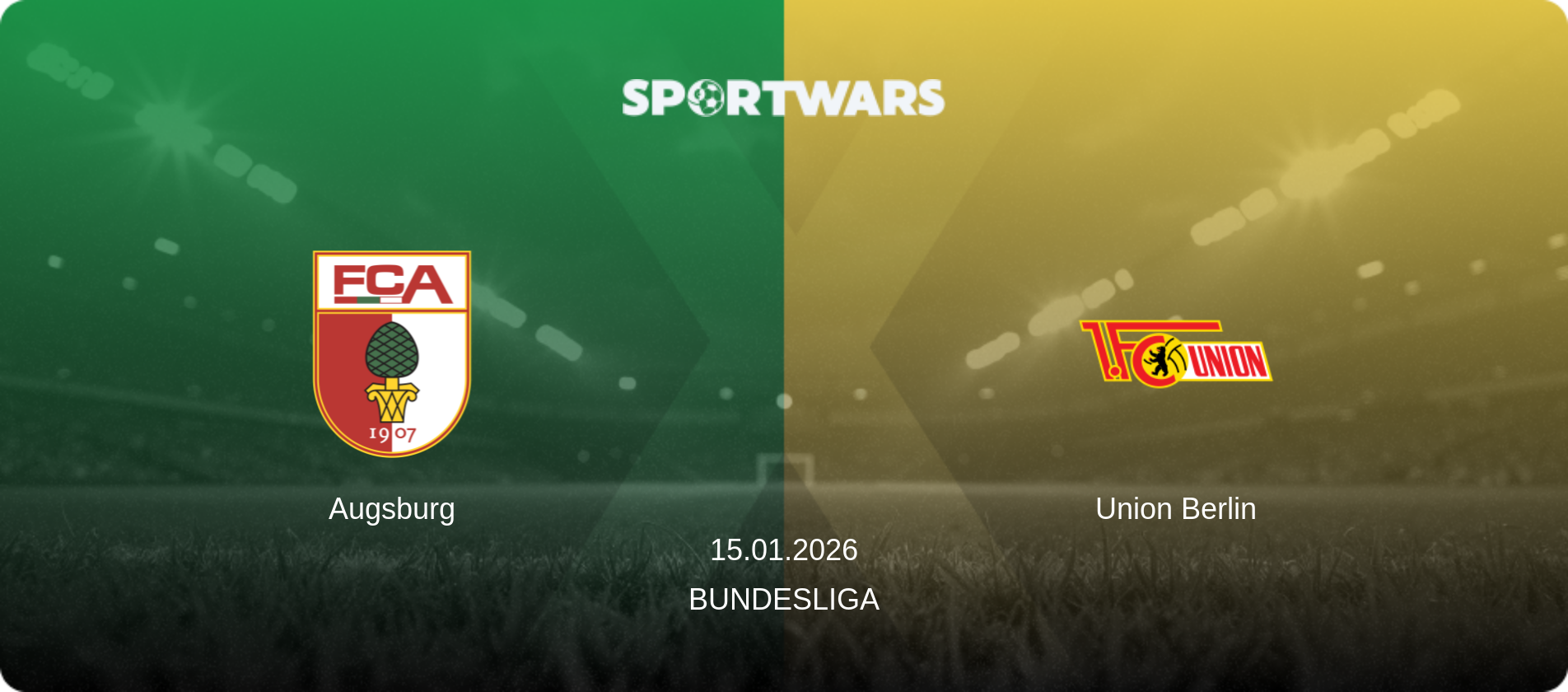 Augsburg — Union Berlin, 15.01.2026 — Bundesliga (match preview)