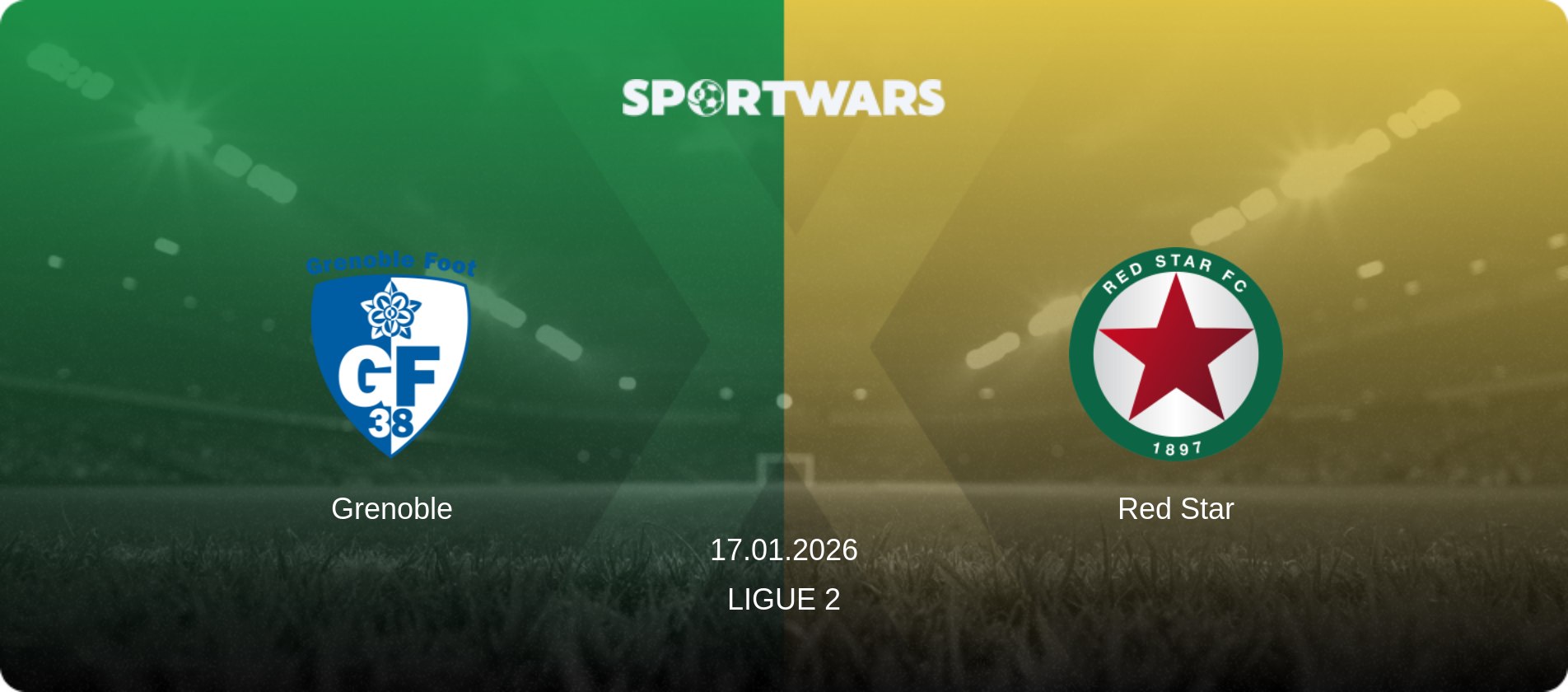 Grenoble — Red Star, 17.01.2026 — Ligue 2 (match preview)