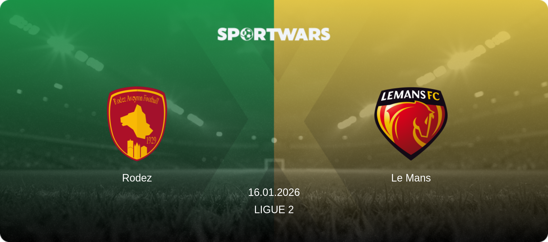 Rodez — Le Mans, 16.01.2026 — Ligue 2 (match preview)