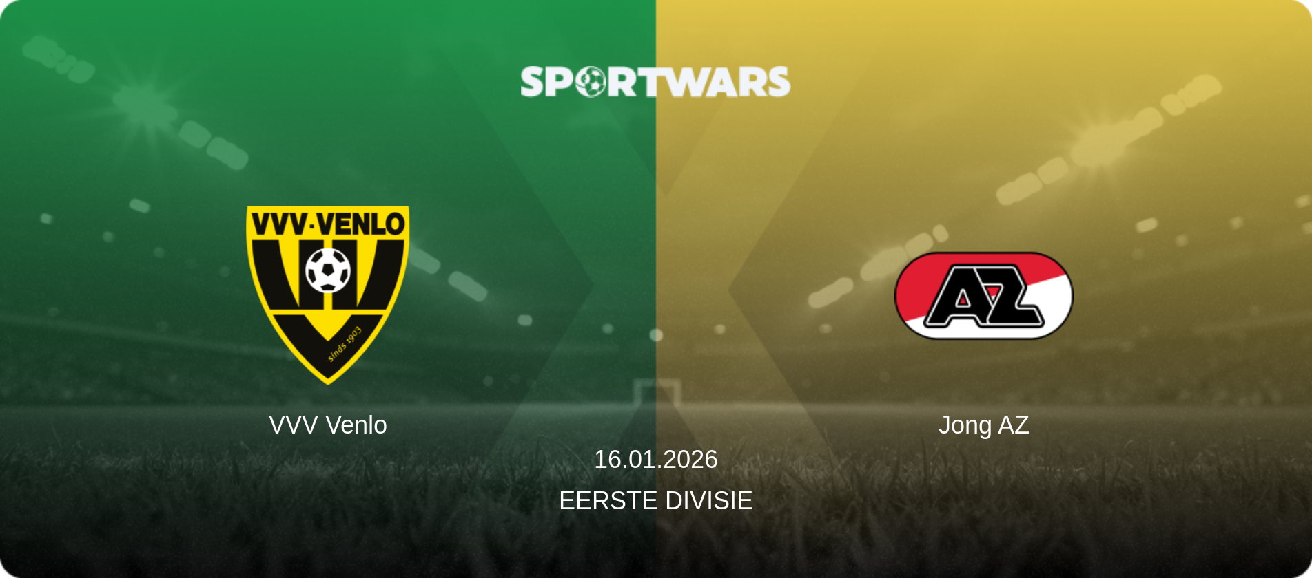 VVV Venlo — Jong AZ, 16.01.2026 — Eerste Divisie (match preview)