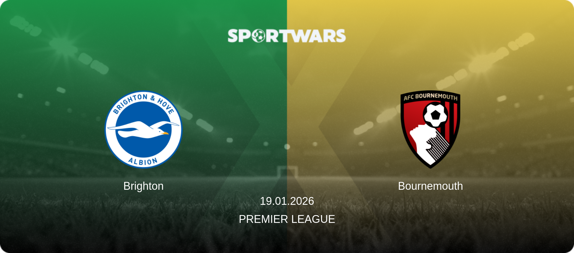 Brighton — Bournemouth, 19.01.2026 — Premier League (match preview)