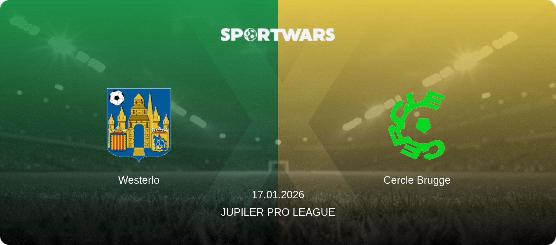 Westerlo — Cercle Brugge, 17.01.2026 — Jupiler Pro League (match preview)