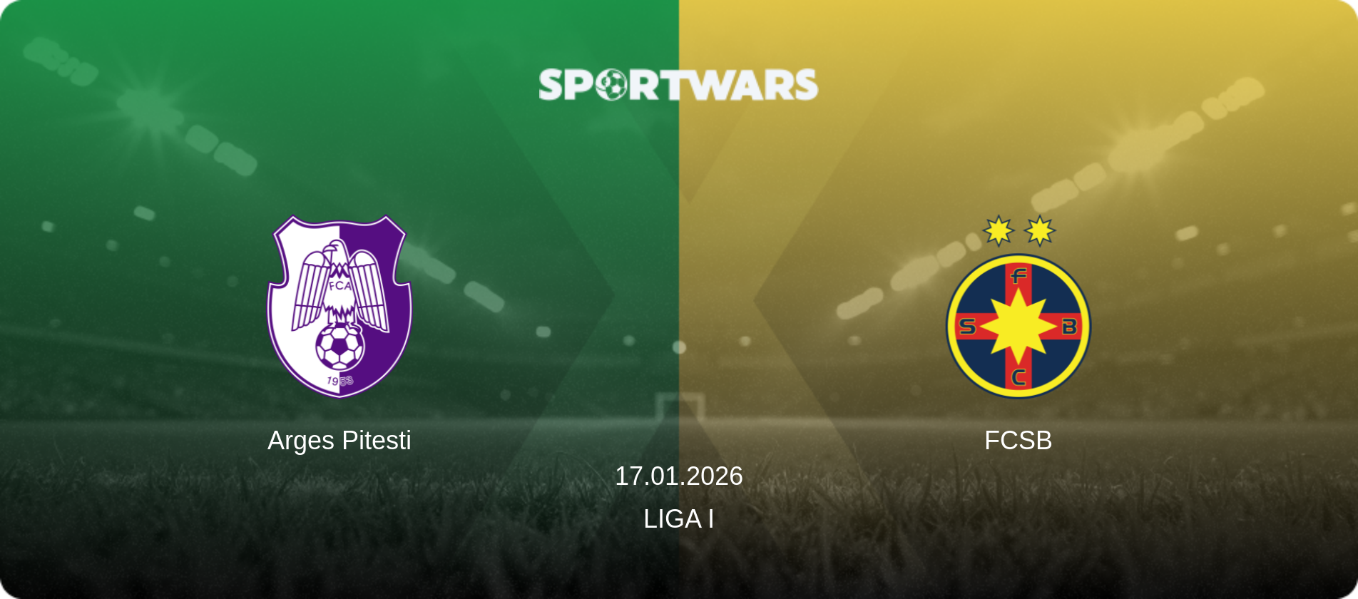 Arges Pitesti — FCSB, 17.01.2026 — Liga I (match preview)
