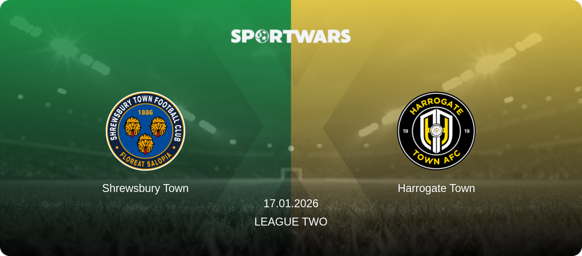 Shrewsbury Town — Harrogate Town, 17.01.2026 — League Two (match preview)