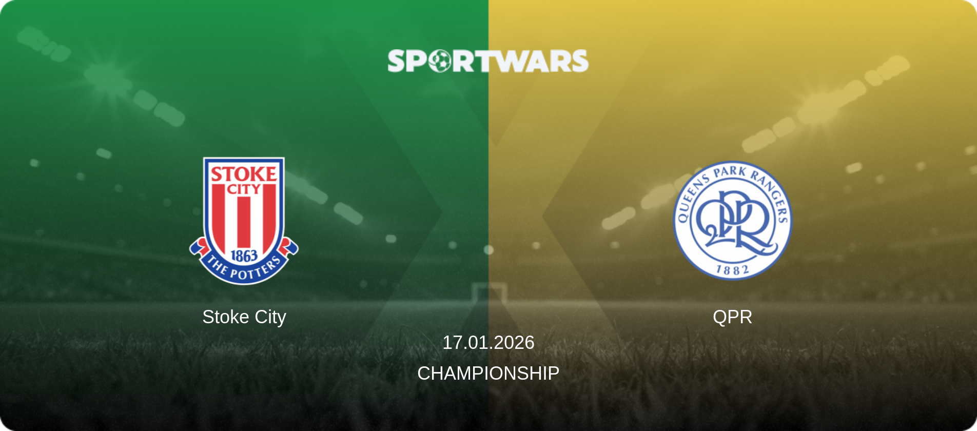 Stoke City — QPR, 17.01.2026 — Championship (match preview)
