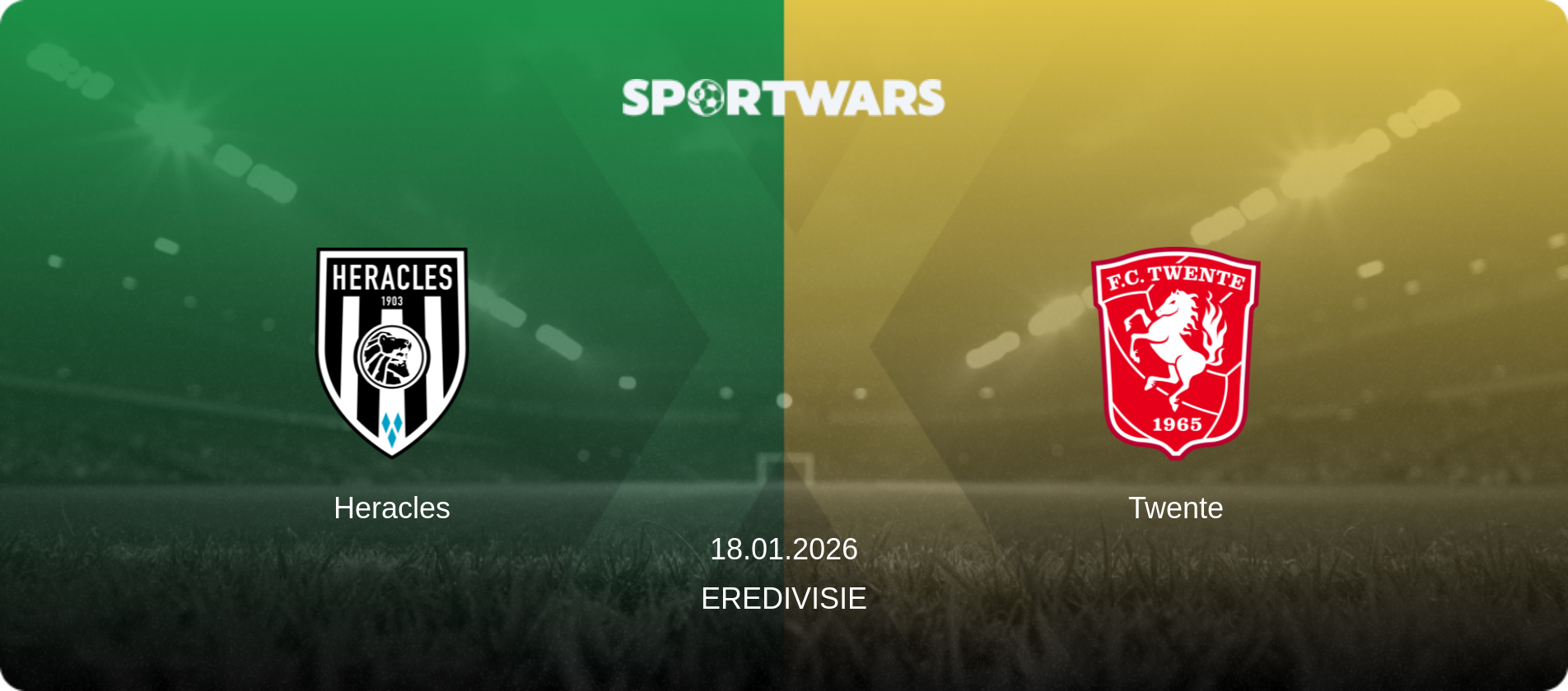 Heracles — Twente, 18.01.2026 — Eredivisie (match preview)