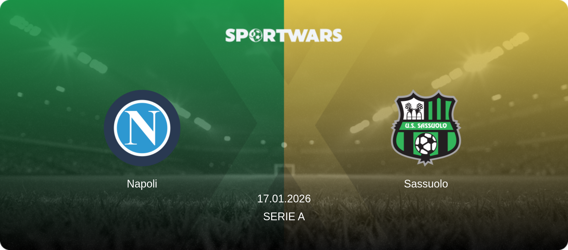 Napoli — Sassuolo, 17.01.2026 — Serie A (match preview)