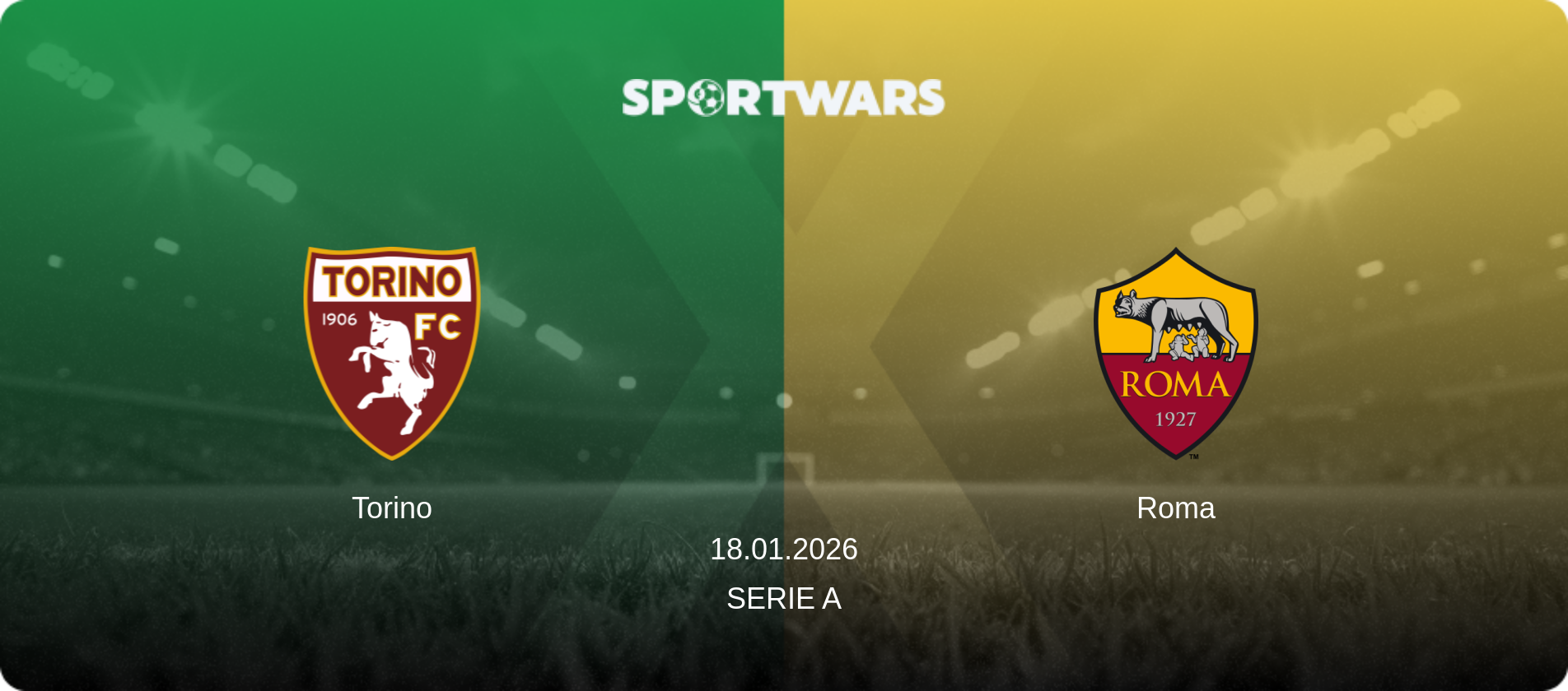 Torino — Roma, 18.01.2026 — Serie A (match preview)