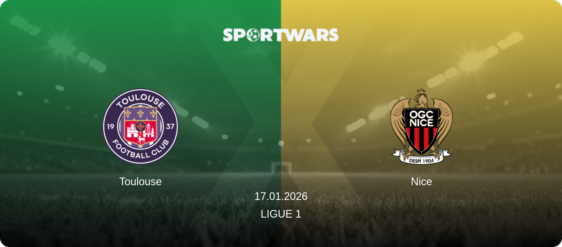 Toulouse — Nice, 17.01.2026 — Ligue 1 (match preview)