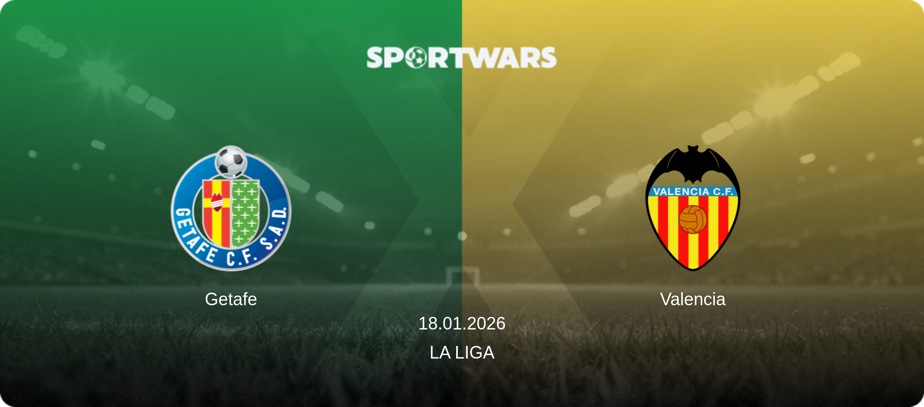 Getafe — Valencia, 18.01.2026 — La Liga (match preview)